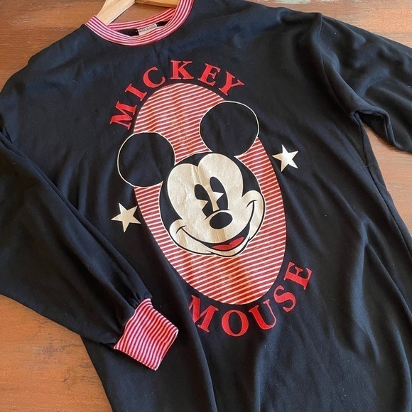Vintage Mickey Mouse Women's Long Sleepwear Dress size Small - Picture 2 of 10